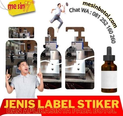 jenis label stiker