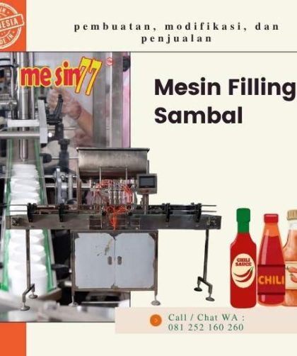 mesin filling sambal botol