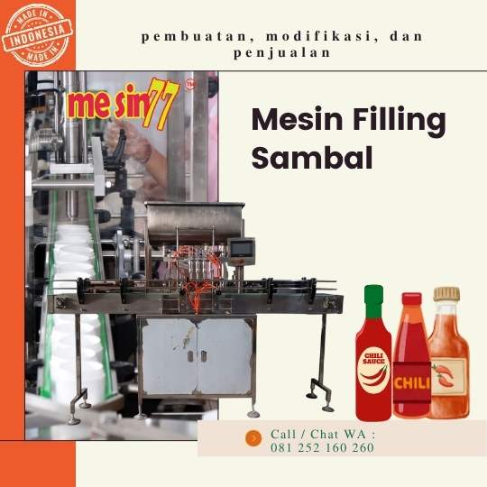 mesin filling sambal botol