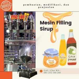 mesin filling sirup