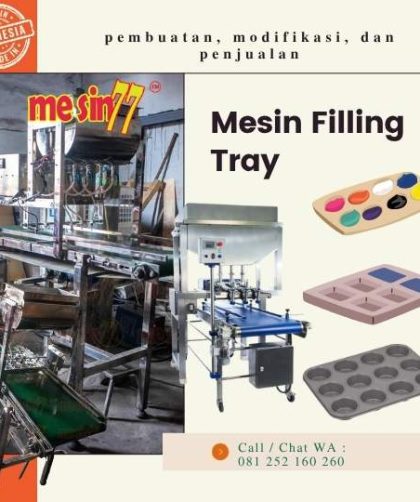 mesin filling tray