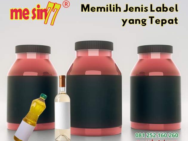 memilih jenis label
