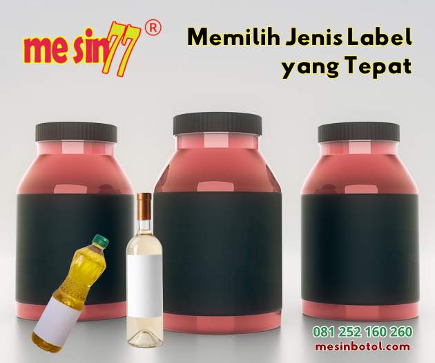 memilih jenis label