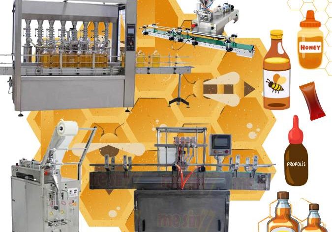 mesin pengemasan madu otomatis