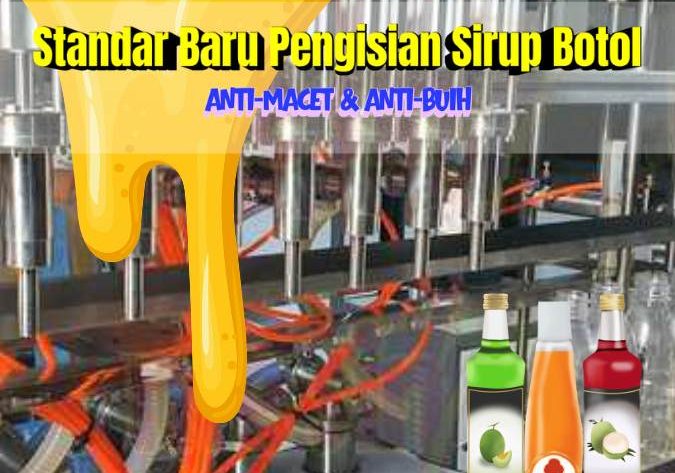 pengisian sirup botol