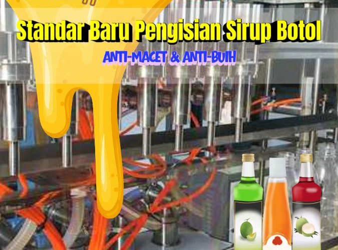 pengisian sirup botol