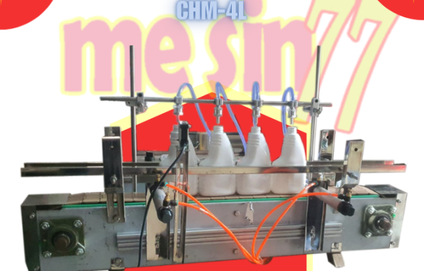 CHM-4L Mesin Filling Botol 4 Nozzle Otomatis model Table Top