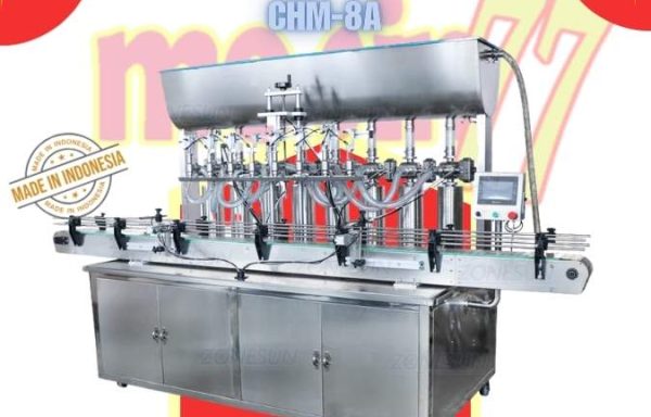 CHM-8A Mesin Pengisian 8 Nozzle Otomatis dengan Teknologi Piston Hidrolis
