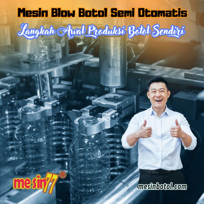 mesin blow botol semi otomatis