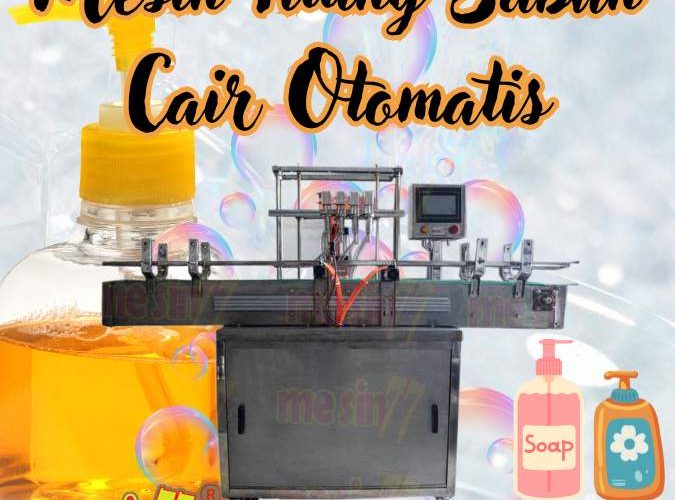 mesin filling sabun cair otomatis
