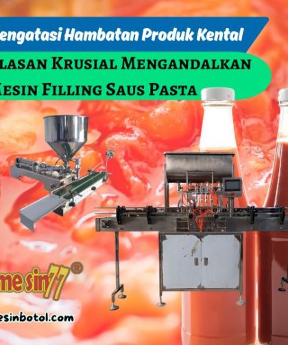mesin filling saus pasta otomatis