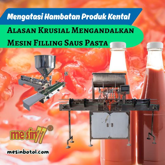 mesin filling saus pasta